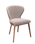 Cabàs 6023 Chair | Upholstered with Wood Back | theMADgroup