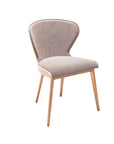 Cabàs 6023 Chair | Upholstered with Wood Back | theMADgroup