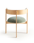 Moulin Chair in ECOOL Garden Leaf 20 with beech and plywood base – theMADgroup