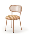 Louise Chair with salmon metal frame and Belmondo 005 seat – theMADgroup
