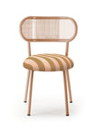 Louise Chair with salmon metal frame and Belmondo 005 seat – theMADgroup