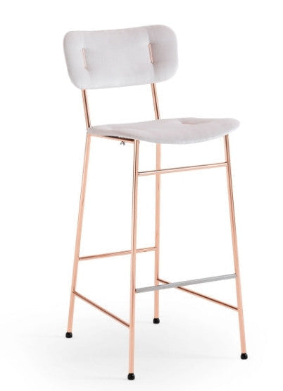 Piuma H75 M TS Stool | Upholstered Bar Stool | theMADgroup