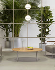 VERGES - Dula Lounge Chair With Wooden Armrests