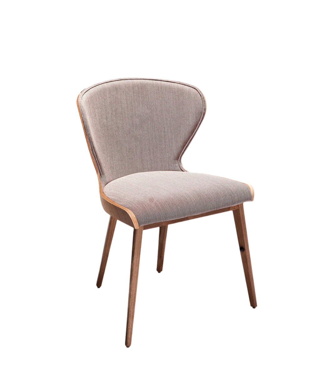 Cabàs 6023 Chair | Upholstered with Wood Back | theMADgroup