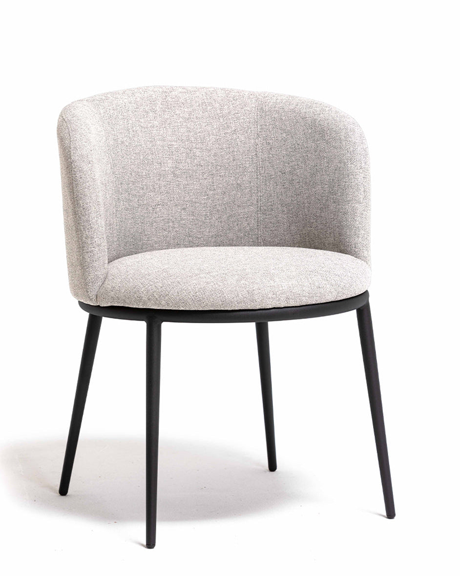Tubo 6068 Chair | Painted Metal Frame Upholstered | theMADgroup