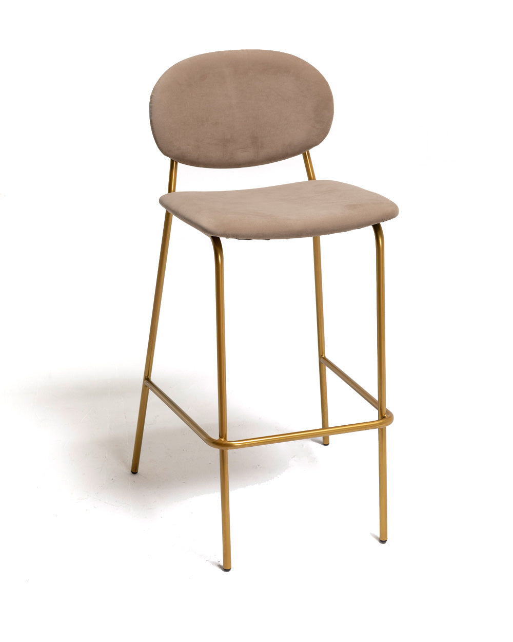 Tubo 6280 Chair | Gold Frame, Fully Upholstered | theMADgroup
