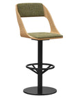 Alicia Stool Swivel barstool with cushioned seat | theMADgroup