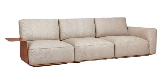 BALANCE 3-Seater Sofa with Table  | Modular Sofa with Built-In Table | TheMADgroup