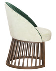 Binio Dining Chair  with cushioned seat and modern wooden frame | theMADgroup