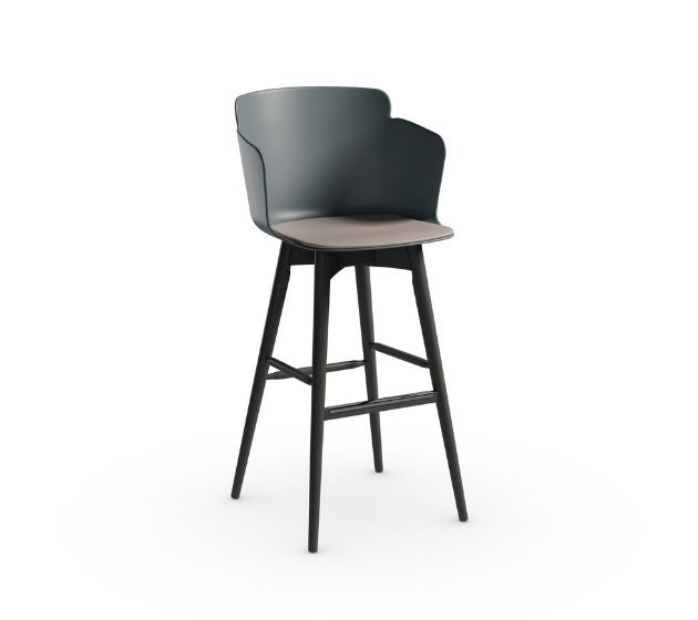 Buy Calla P75 LR PP_TS Stool | Cushioned Poly Bar Stool | theMADgroup