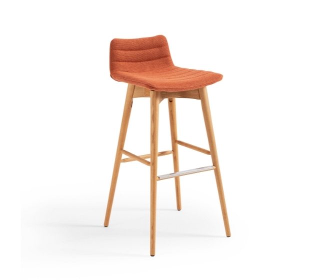 Cover H75 LR TS Stool | Stylish Upholstered Bar Stool | theMADgroup