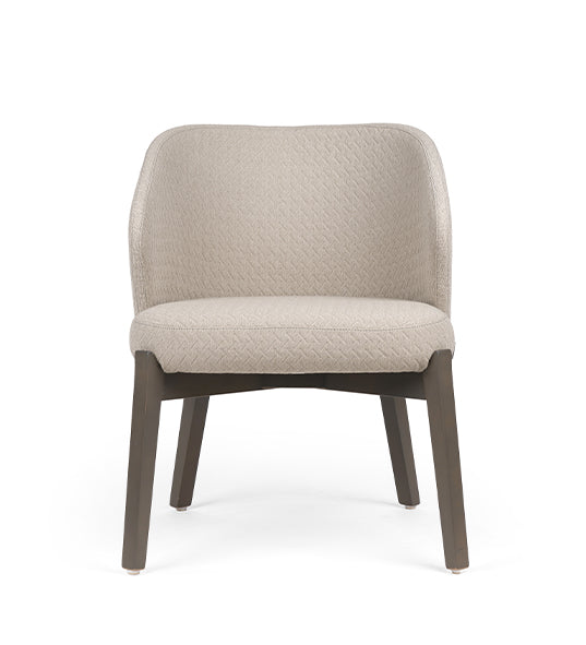 Elicia Mass lounge chair with deep seat and modern curved form | theMADgroup