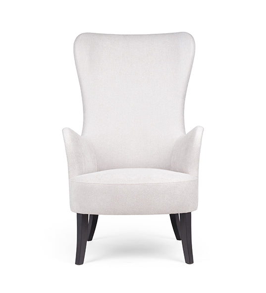 Flower Lounge High chair with high backrest and elegant silhouette | theMADgroup