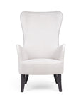 Flower Lounge High chair with high backrest and elegant silhouette | theMADgroup