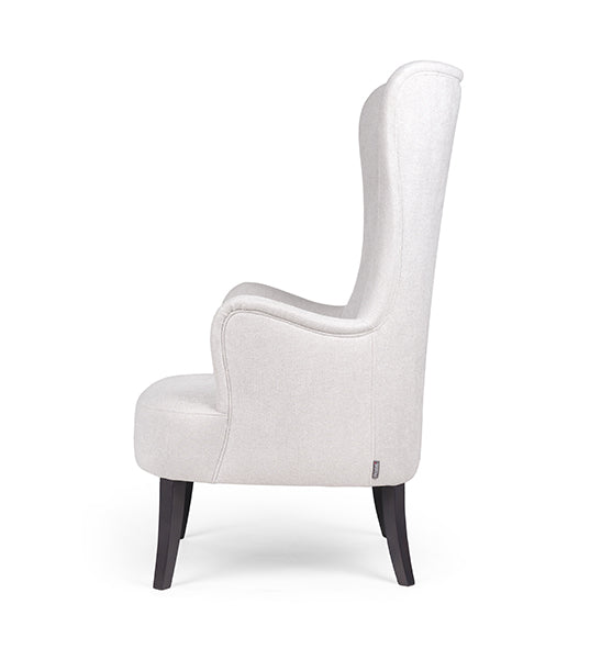 Flower Lounge High chair with high backrest and elegant silhouette | theMADgroup