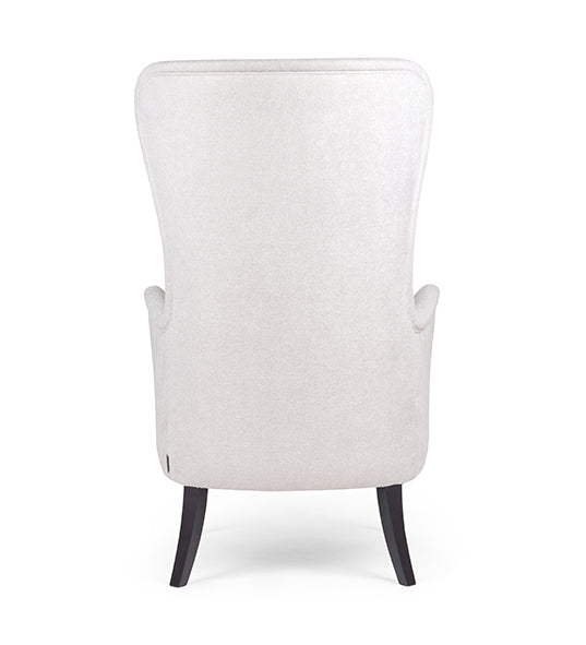 Flower Lounge High chair with high backrest and elegant silhouette | theMADgroup