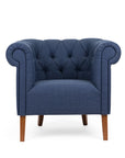 Chesterfield lounge chair with tufted detailing and timeless design | theMADgroup