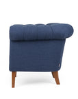 Chesterfield lounge chair with tufted detailing and timeless design | theMADgroup