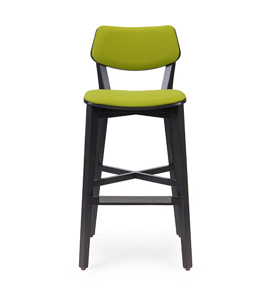 Myranda Bar stool with refined balance and open form | theMADgroup