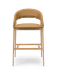 Tagada EST Bar Stool with elevated frame and curved modern seat | theMADgroup