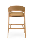 Tagada EST Bar Stool with elevated frame and curved modern seat | theMADgroup