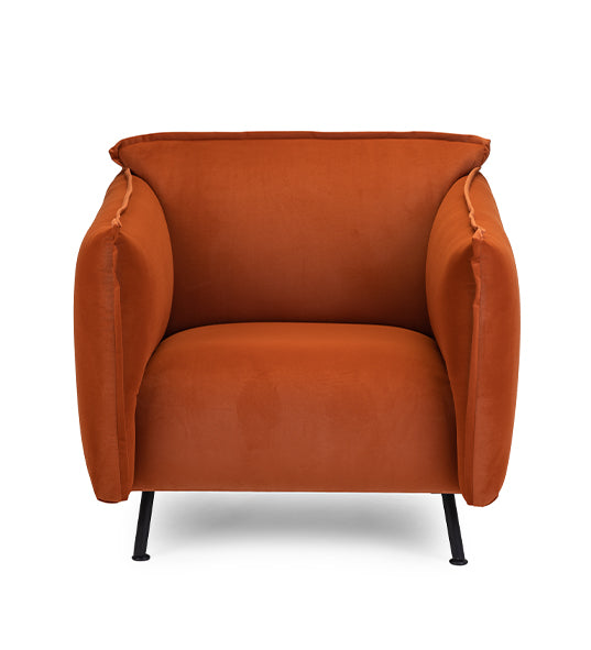 Fluffy Lounge chair with plush form and inviting silhouette | theMADgroup