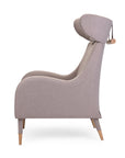 Tula lounge chair with modern curves and relaxed design | theMADgroup