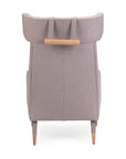 Tula lounge chair with modern curves and relaxed design | theMADgroup