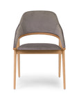 Tagada armchair with curved backrest and cozy modern shape | theMADgroup