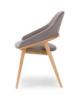 Tagada armchair with curved backrest and cozy modern shape | theMADgroup