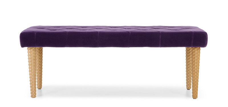 Buy Atlantic Bench Purple | Bold Sculptural Modern Seating | theMADgroup