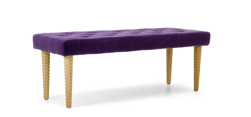 Buy Atlantic Bench Purple | Bold Sculptural Modern Seating | theMADgroup