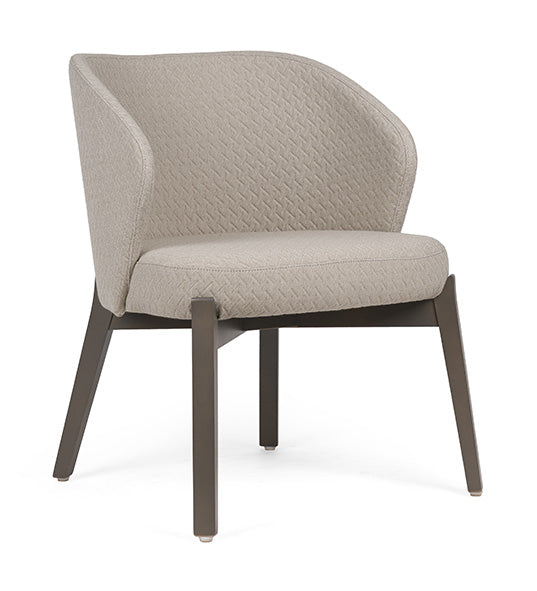 Elicia Mass lounge chair with deep seat and modern curved form | theMADgroup