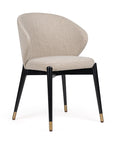 Elicia CB Round LT lounge chair with soft curves and low design | theMADgroup