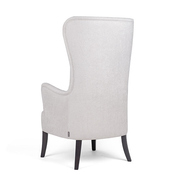 Flower Lounge High chair with high backrest and elegant silhouette | theMADgroup