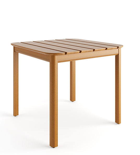 Palmar Quad H77 outdoor dining table with clean geometric lines | theMADgroup