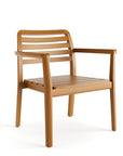 Low-slung Palmar Lounge outdoor chair with airy, modern frame | theMADgroup