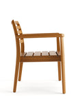 Low-slung Palmar Lounge outdoor chair with airy, modern frame | theMADgroup