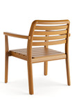 Low-slung Palmar Lounge outdoor chair with airy, modern frame | theMADgroup