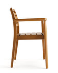 Outdoor Palmar CB armchair with relaxed lines and refined finish | theMADgroup
