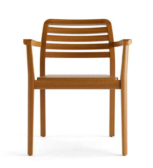 Outdoor Palmar CB armchair with relaxed lines and refined finish | theMADgroup