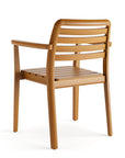 Outdoor Palmar CB armchair with relaxed lines and refined finish | theMADgroup