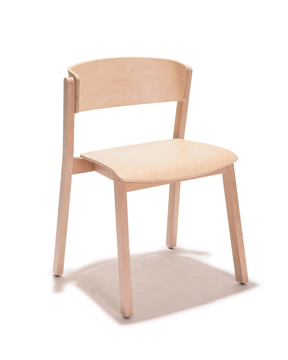 Koto 5905 Chair | Beech Frame with Plywood Back | theMADgroup