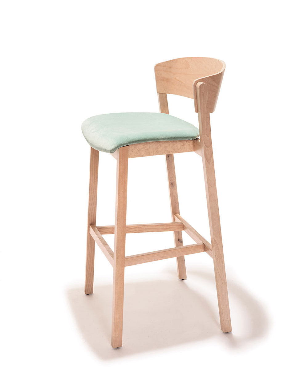 Koto 5906 Stool | Beech Frame Plywood Seat & Back | theMADgroup