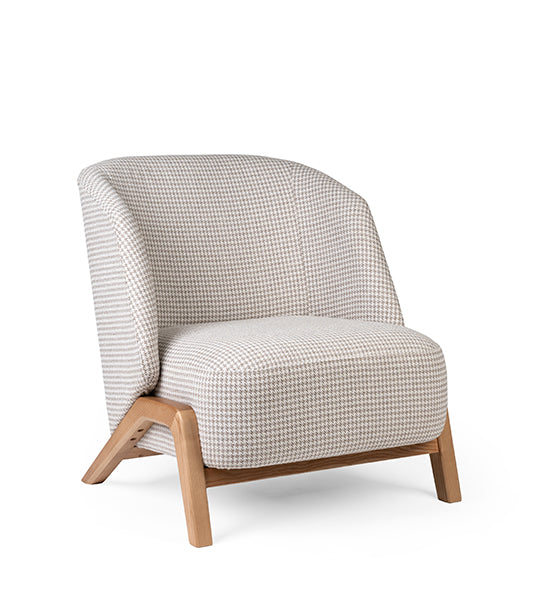 Modern Liv Low lounge chair with sleek low-profile design | theMADgroup