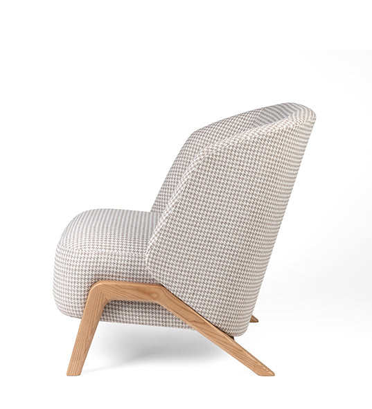 Modern Liv Low lounge chair with sleek low-profile design | theMADgroup