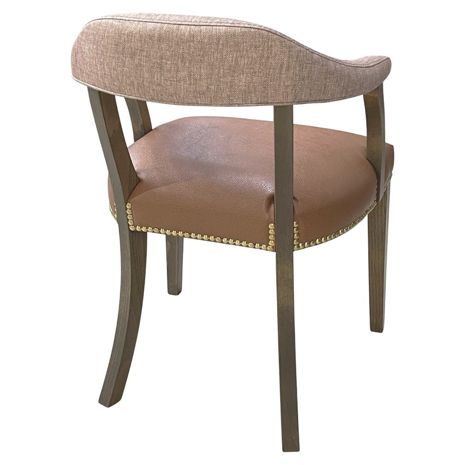  Lila Dining Chair with wide armrests and plush upholstered cushions | theMADgroup