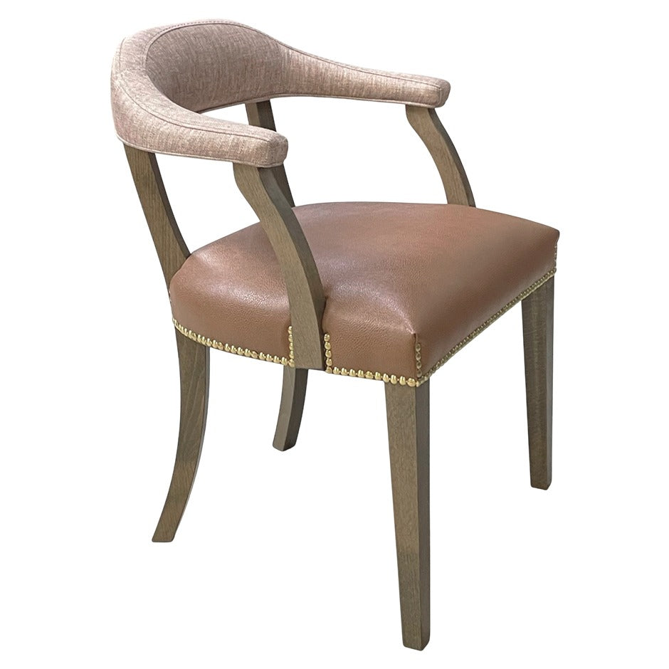  Lila Dining Chair with wide armrests and plush upholstered cushions | theMADgroup