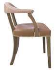  Lila Dining Chair armchair with wide armrests and plush upholstered cushions | theMADgroup