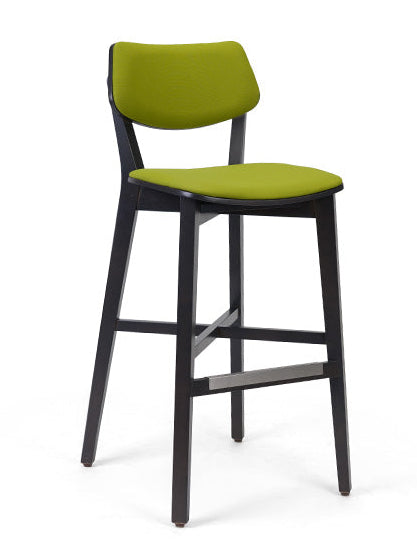 Myranda Bar stool with refined balance and open form | theMADgroup